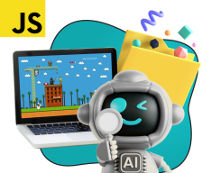 Язык программирования JavaScript + AI. Проектное обучение + геймификация + AI-помощники - КИБЕРшкола программирования для детей, компьютерные курсы для школьников, начинающих и подростков - KIBERone г. Наро-Фоминск