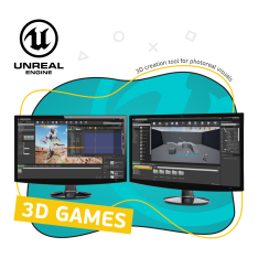 Unreal Engine 4. Игровой движок - КИБЕРшкола программирования для детей, компьютерные курсы для школьников, начинающих и подростков - KIBERone г. Наро-Фоминск