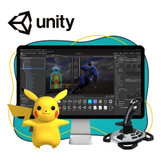 Мир игр на Unity 2D на популярном движке + AI-помощники - КИБЕРшкола программирования для детей, компьютерные курсы для школьников, начинающих и подростков - KIBERone г. Наро-Фоминск