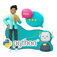 Умный чат-бот на Python на Telegram - КИБЕРшкола программирования для детей, компьютерные курсы для школьников, начинающих и подростков - KIBERone г. Наро-Фоминск